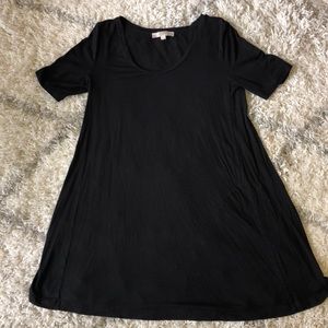 Loft black dress Medium